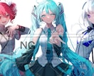 印象に残る色遣いのイラスト作成します ご依頼初心者歓迎！自由にご相談ください。 イメージ3