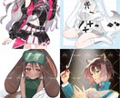 立ち絵、一枚絵を制作いたします 配信サムネ、アイコン、TRPG立ち絵等イラストを制作します イメージ4