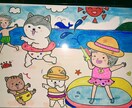 優しいほっこり手書きイラスト書きます 色々な動物や可愛いペットの記念になる一枚を。 イメージ2