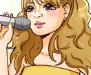 講師も務める似顔絵師がデジタル似顔絵を描きます もらった人が笑顔になるような似顔絵を心がけています！ イメージ2