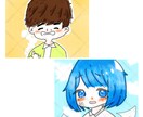 ご依頼者様だけのミニキャラアイコン作成します 即日お渡し可能！、ご希望に添えるようにお描きします！ イメージ2