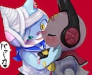 メルヘンでダークなMVイラストお描きします 【地雷系・量産型・ピエロ・サーカスモチーフ人外・マスコット】 イメージ10