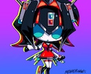短納期！カワイイちびキャライラスト制作します 筋肉マッチョからロボ娘まで！幅広いキャラクターに対応！ イメージ4