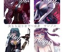 SNSアイコン・一枚絵を制作します 女の子を描くのが得意です グッズ制作もOK！ イメージ2