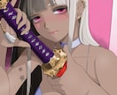 商用OK！女子イラストなんでも描きます 全身でもどんなポーズでも一律3000円！ラフ絵修正フリー！ イメージ1