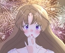 キラキラしたあなただけのアイコンイラスト制作します アイコンはもちろん、OCやコテキャのご依頼も可能です！ イメージ4