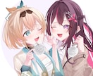 立ち絵やサムネイラスト、歌ってみた描きます 2000円から！女の子のキャラのみ♪ イメージ7