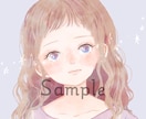 複数人可◎水彩風にふんわりタッチで描きます SNSやLINEのアイコンなどの似顔絵 イメージ8