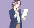 ふんわりおしゃれな女性SNSアイコンを描きます 女性の表情、仕草、ファッション、髪型にこだわったイラスト制作 イメージ5