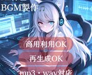 商用利用OK　AI作曲でBGM制作します 完成曲が合わなければ再生成対応OK！ イメージ1