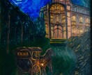 家やお店等に飾れる一点物の油彩画を制作致します 国内外で展示経験のあるプロが油彩とクレヨンを用いて制作します イメージ4