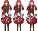 動画やアイコン等!ご希望のイラストをお描きします 可愛い女の子と男の子をお描きします! イメージ2
