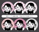 人柄が伝わる！モノクロ線画×背景色イラスト描きます SNS,名刺などに。背景色はお好みで。 イメージ3