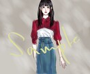 お洒落な女の子のアイコン・イラストお描きします SNSアイコンなどに！特別なイラストお届けします‎☺︎ イメージ3