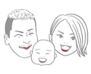 似顔絵を制作します 思い出に。プレゼントに。家族、夫婦、恋人、友達 イメージ5