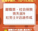 社労士が退職手続きを代行します 【退職手続き丸投げ】離職票・社会保険喪失を社労士が迅速作成 イメージ1