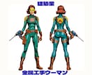 アメコミヒーローキャラクター制作します 企業・スポーツチームの魅力を伝えるオリジナルヒーローデザイン イメージ4