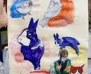 東京藝大出身者が挿絵を描きます 挿絵に使う人物や植物などのスケッチをします イメージ8