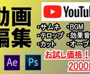 エンタメ系YouTubeの動画編集などを行います Youtube向けの動画編集を高品質で要望に合わせて行います イメージ1