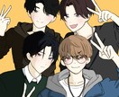 アイコン、表紙など様々なイラストを作成します 自分だけのイラストをお求めの方へ イメージ4