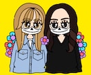 似顔絵風イラストお描きします ポップでハッピーな似顔絵風イラスト イメージ10