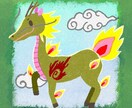 絵本風・主線無しイラストを描けます 主線無しのデフォルメされた人物や動物を描きます イメージ4