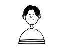 白黒のシンプルなアイコンを提供します 汎用性の高い白黒の人物イラストを破格で提供いたします！ イメージ6