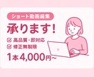1分以内の動画編集承ります youtubeのショート動画・Instagram リール動画 イメージ1