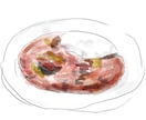 食べ物のイラスト描きます 水彩風でメニューPOPなどの食べ物イラストを描きます イメージ2