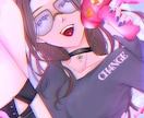 アイコン/サムネ/歌ってみたMV用イラスト描きます 商用利用可能！キレイ～カッコイイ系のイラストはおまかせを！ イメージ5