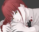 ご希望のポーズや容姿でアイコン画像を作成します 落ち着いた色合いが好みの方にオススメしたいです。 イメージ1