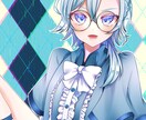 商用利用◎Vライバーの方向けのイラスト描きます キラキラの1枚絵どうですか？✨ イメージ1