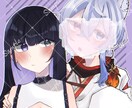イラスト依頼受け付けます 可愛い・不穏彩度高めの絵を得意としてます！ イメージ2