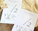 季節限定♡１歳記念手形足形ポスターつくります 2枚セットで失敗してしまったときやプレゼントにも◎ イメージ3