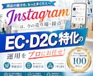 EC・D2Cに特化！インスタグラム運用をいたします Meta広告運用も！Facebook・Threadsも連携！ イメージ1