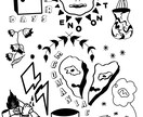 タトゥーアーティストが描く他とは被らない絵を届ます snsのアイコンで印象付けちゃおう！ イメージ3