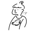 SNS用のシンプルな似顔絵を描きます シンプルなのにあたたかく優しい雰囲気の似顔絵を描きます。 イメージ3