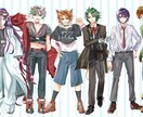 様々な立ち絵を制作いたします 立ち絵を制作いたします！腰上までなら1000円引き！ イメージ2