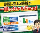 副業売上・作業時間を自動管理するExcel作ります 副業売上・利益・時給を自動で見える化。成果が分かるExcel イメージ1