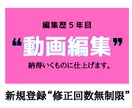 YouTube等々／編集何でも対応できます ご希望の編集をさせていただきます！おまかせでもOKです！ イメージ1