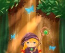 絵本風のイラストを描きます アイコン、1枚絵、立ち絵なんでもOKです！ イメージ2