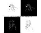 写真を元にシンプルな白黒イラストを作成します 写真と質問テンプレートと一緒にまずはお問い合わせください。 イメージ1