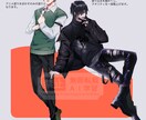 TRPG、配信等に使える立ち絵お描きします かっこいい、かわいいキャラクターをお描きします！ イメージ2