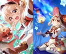 商用利用込み☆綺麗・可愛いなど幅広い絵を描きます 少女〜青年まで、なんでも承ります！ イメージ1