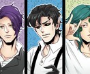 青年/少年誌のアニメ塗りアイコンを描きます Twitter等に使えるイラストを早い納期で！ イメージ1