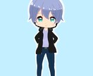 SNSにピッタリなバストアップアイコン描きます キラキラかわいいデフォルメアイコンが欲しい方に！ イメージ1