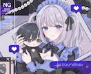 活動のお手伝い（イラスト・サムネ制作）します デビュー、活動を頑張りたい方たちへ イメージ8