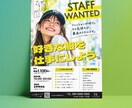 業種に沿った求人広告デザインをご提案します 飲食・アパレル・サービス業などデザインから印刷納品まで！ イメージ6