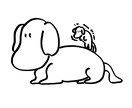 ゆるい動物や人物のイラストを描きます ゆるいイラストが挿絵やちょっとした飾りなどに欲しい時に イメージ5