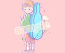 ゆるかわイラスト作成致します ゆるくて可愛いほんわかテイストなイラスト作成致します。 イメージ5